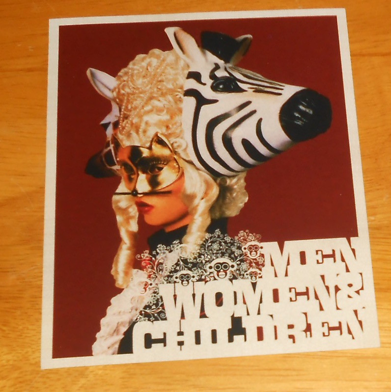 Men Women & Children Sticker Original Promo (rectangle) 6×4 Zebra
