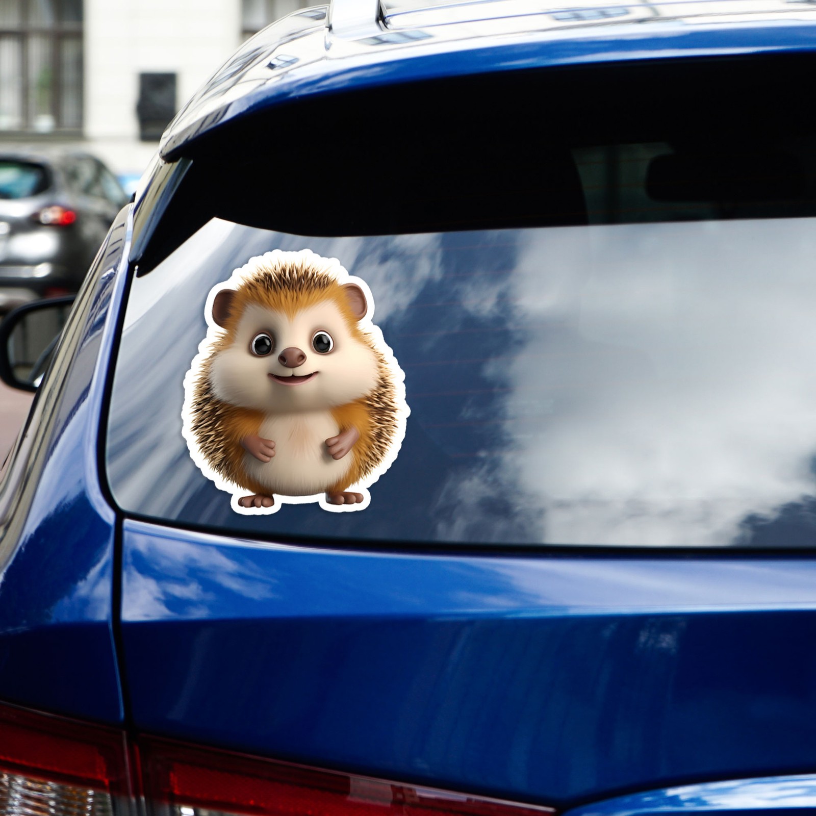 Chubby Hedgehog – Vinyl Decal Sticker – Car Window Laptop – #1513