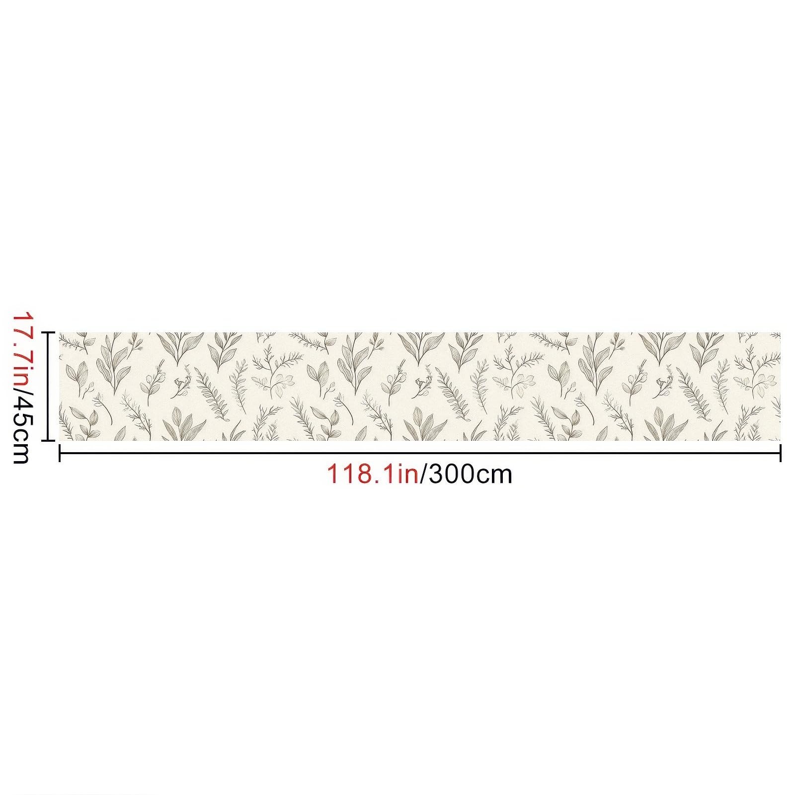 HOMETITUTE Botanical Line Art Wallpaper Peel and Stick Neutral Plant Contact …
