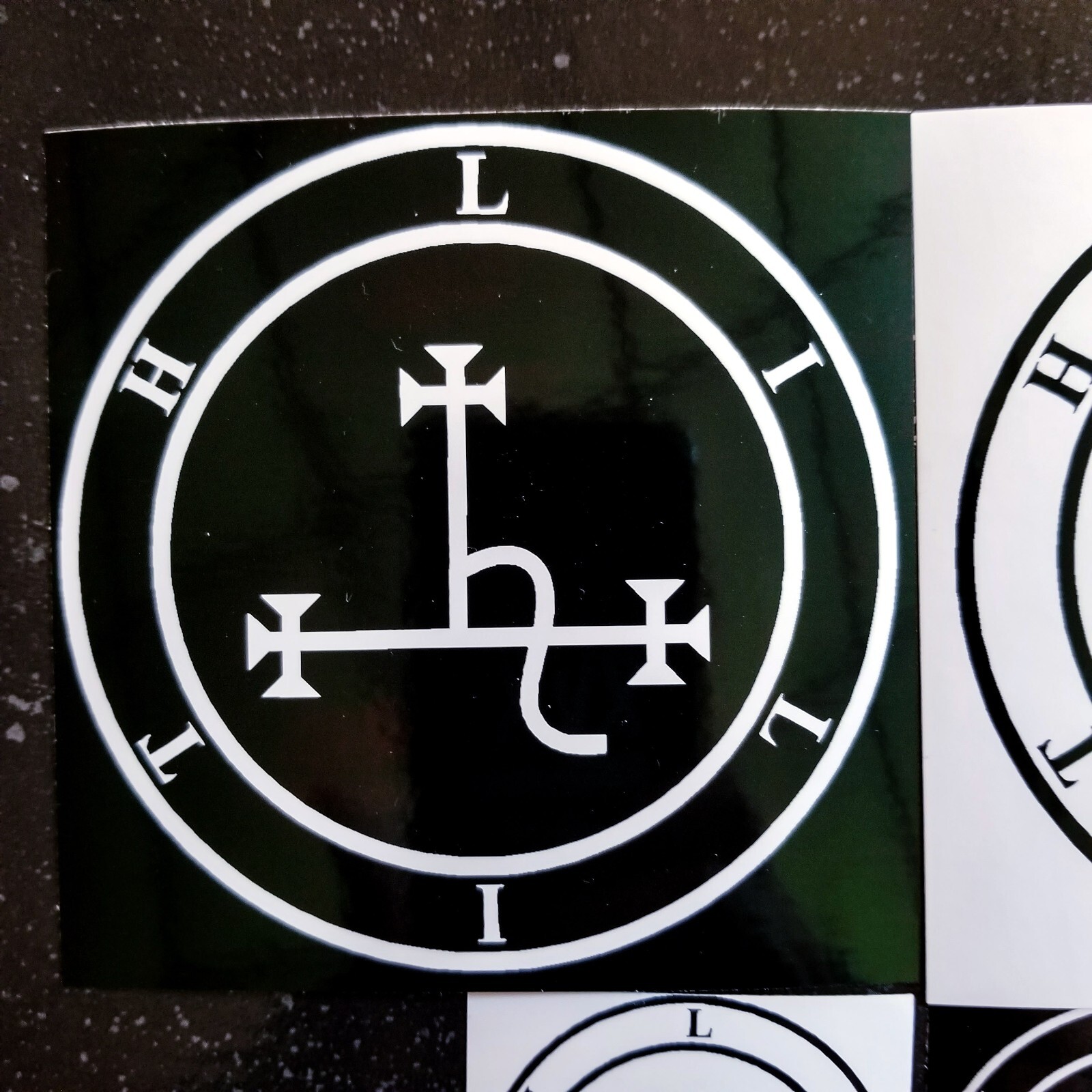 ♆ Lilith Sigil Seal 4 x 4" Waterproof Vinyl Sticker [💪 HQ Durability!] Occult