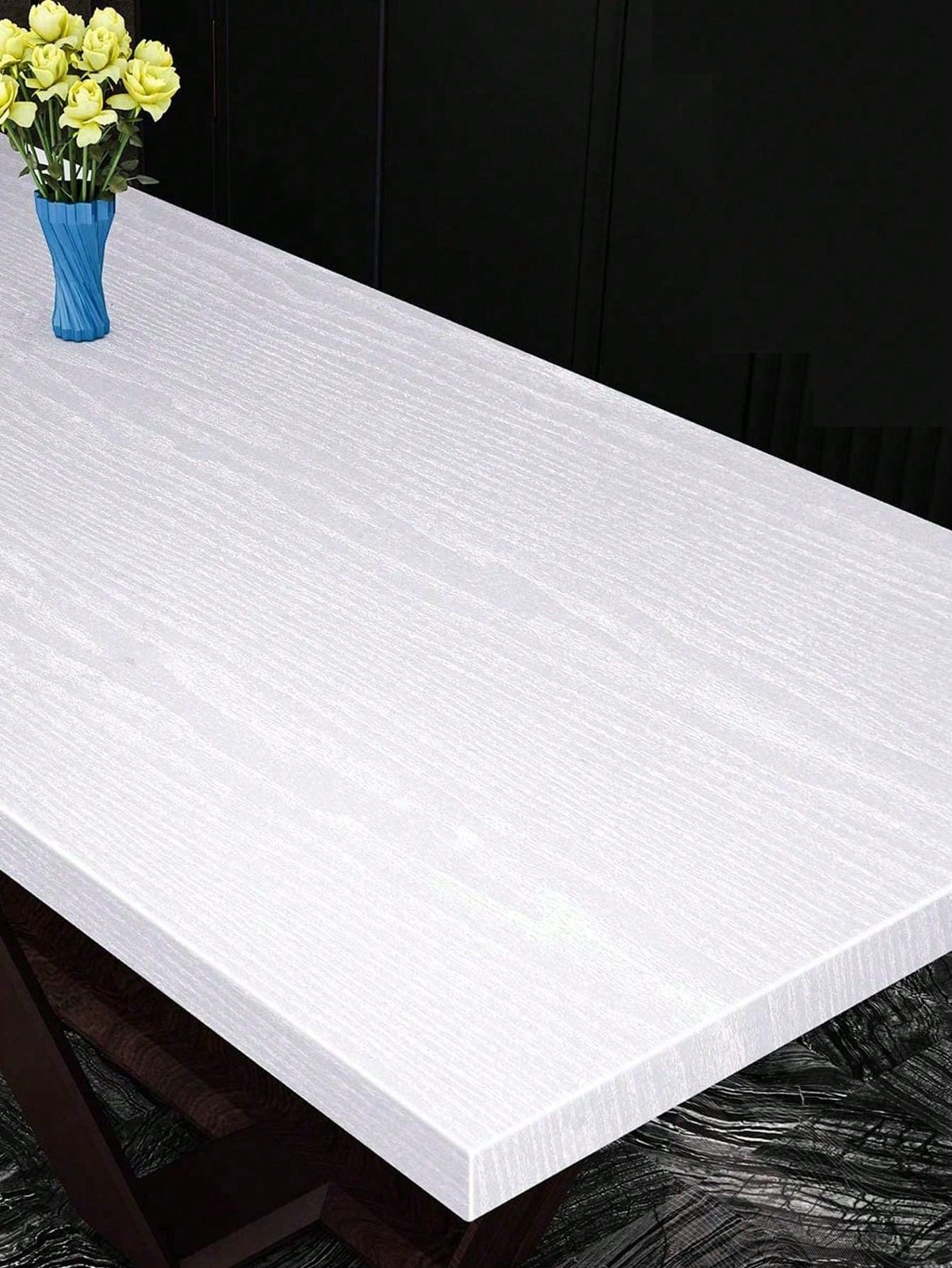 White Wood Grain Peel And Stick Wallpaper 45x1000cm Self Adhesive