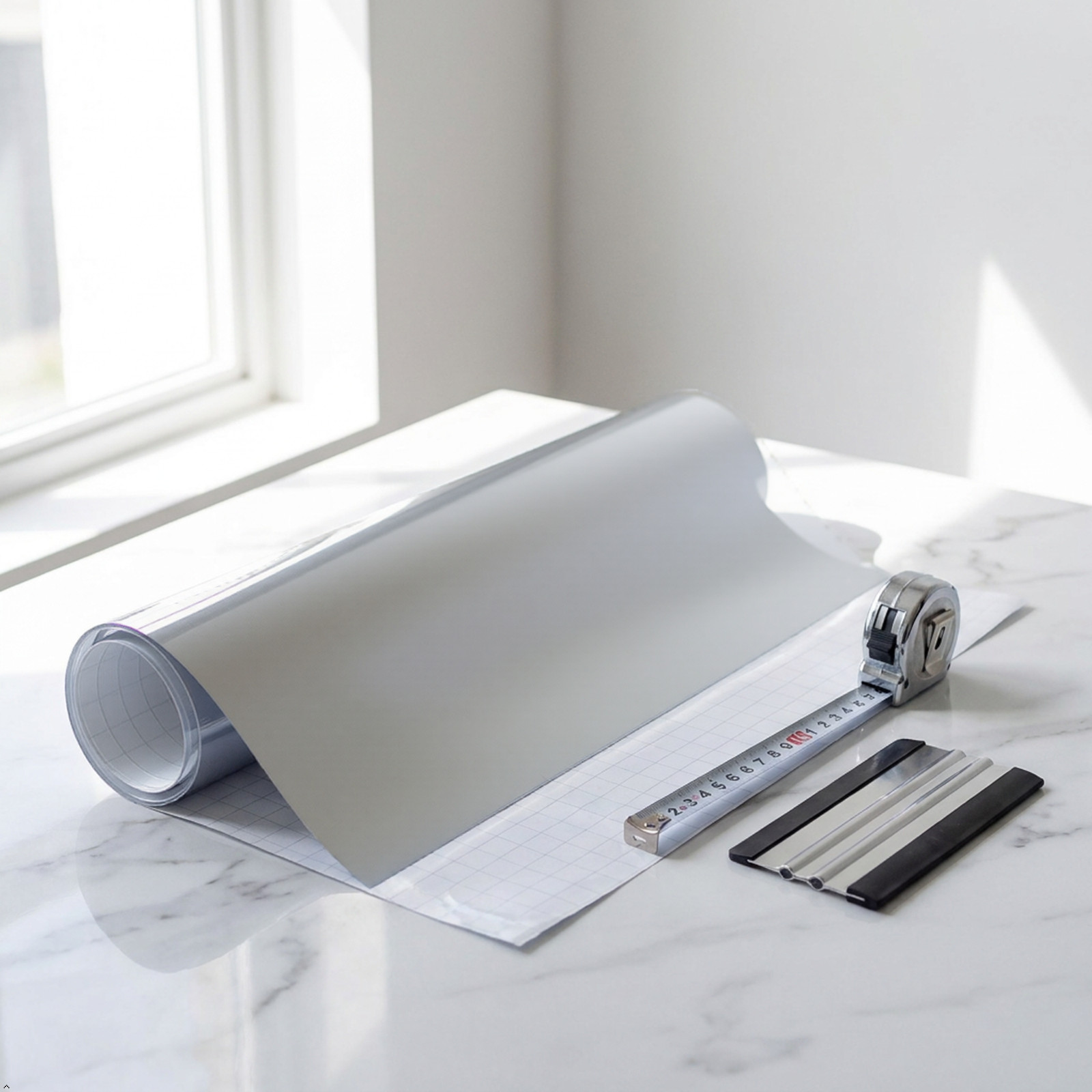 12" Roll of Adhesive-Backed Outdoor Calendered Vinyl for Craft Cutters