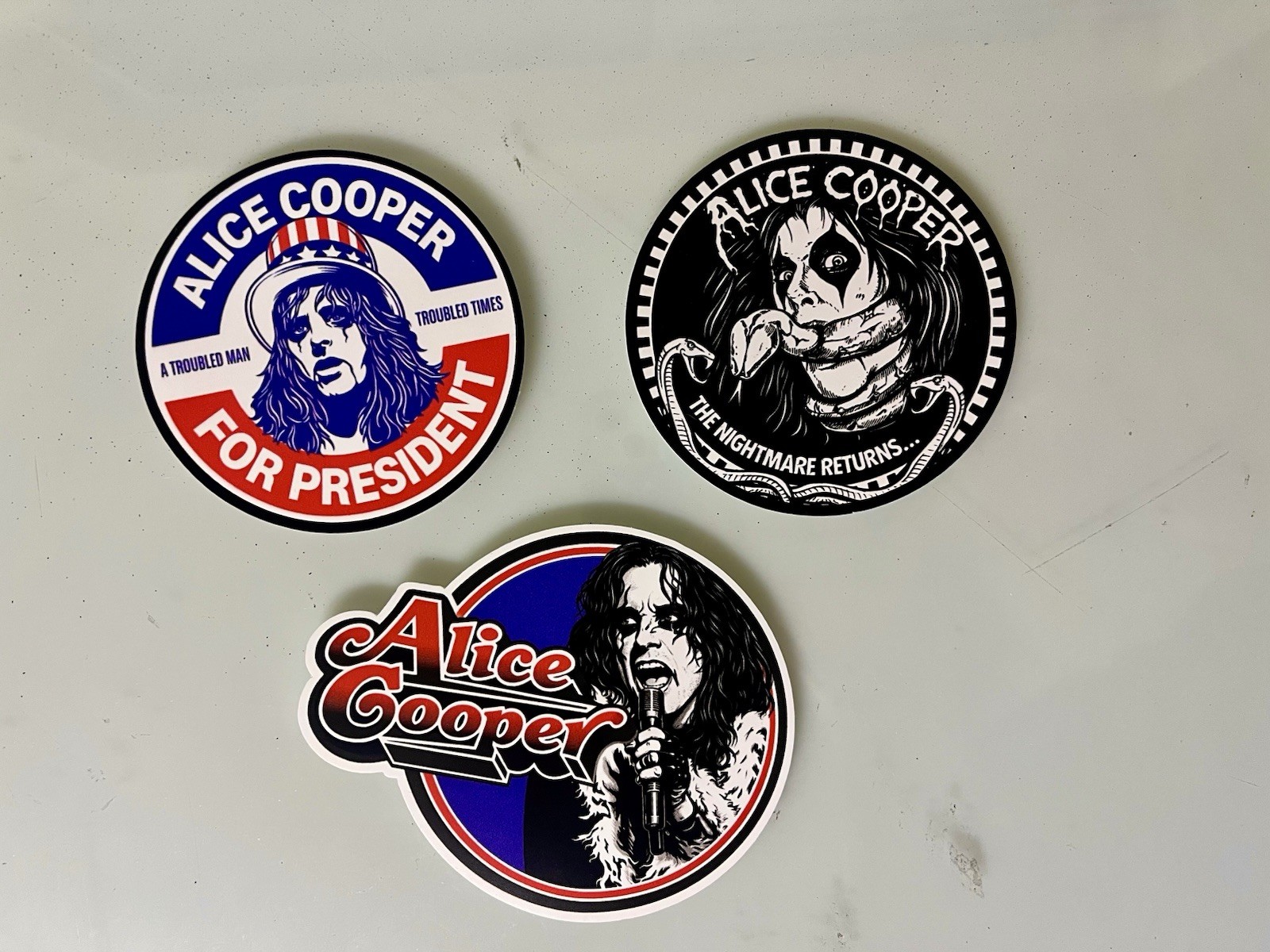 Alice Cooper Sticker Pack – 10 Stickers
