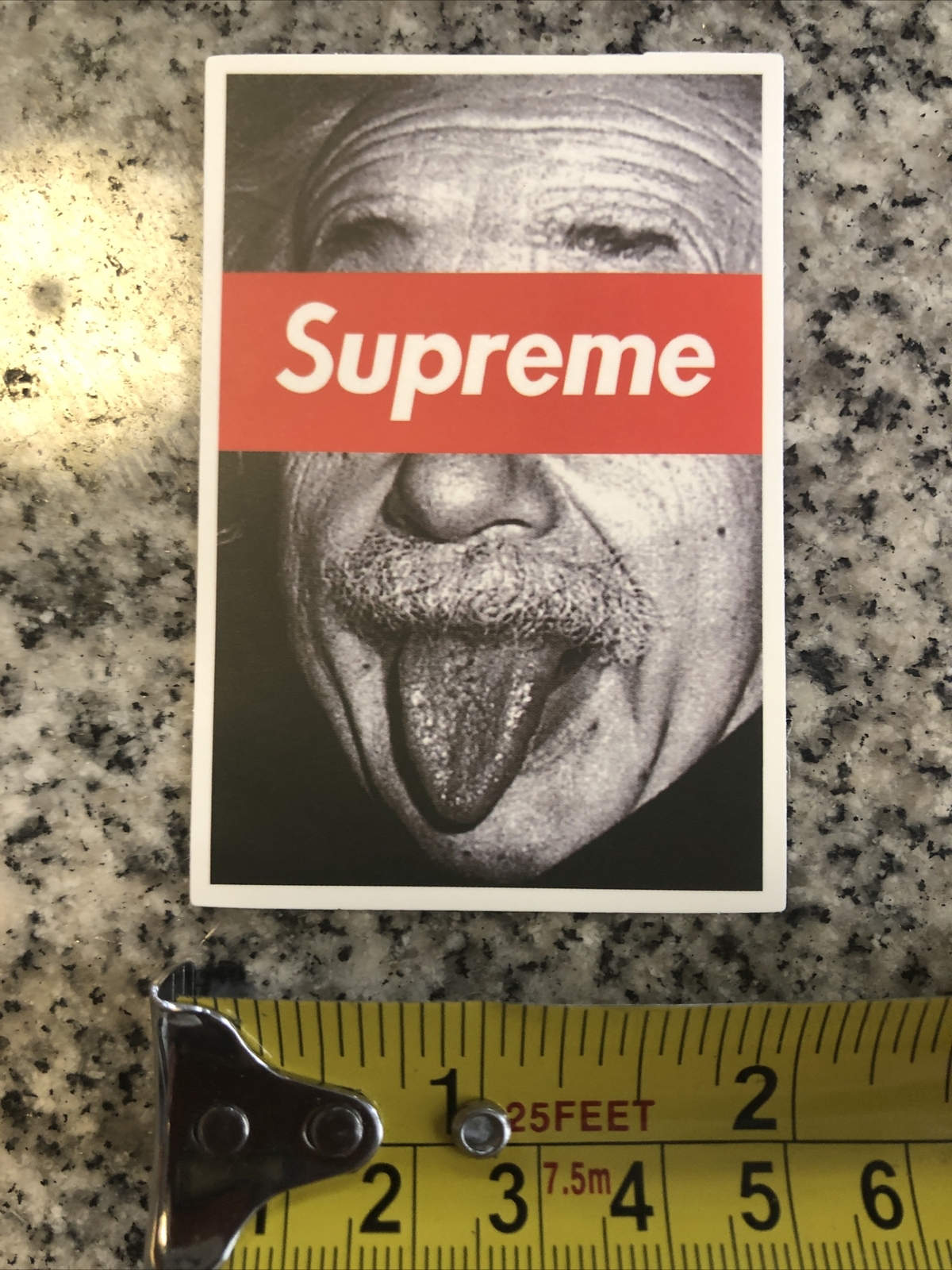 1 Supreme Albert Einstein Sticker