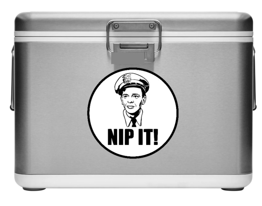 Andy Griffith Show – Barney (Nip It) – 4" Vinyl Decal Car Cooler Laptop Trailer