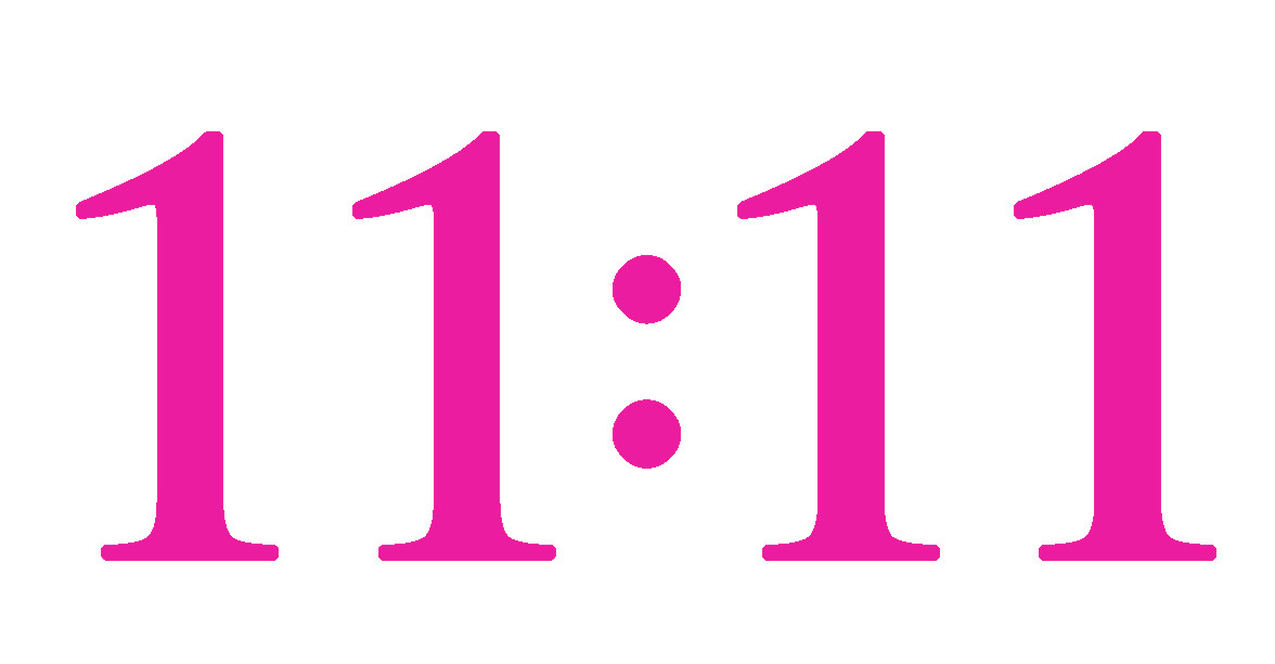 11:11 ANGEL NUMBER, NUMEROLOGY, Decal Stickers for Cars, Window, Laptop, Tablet.