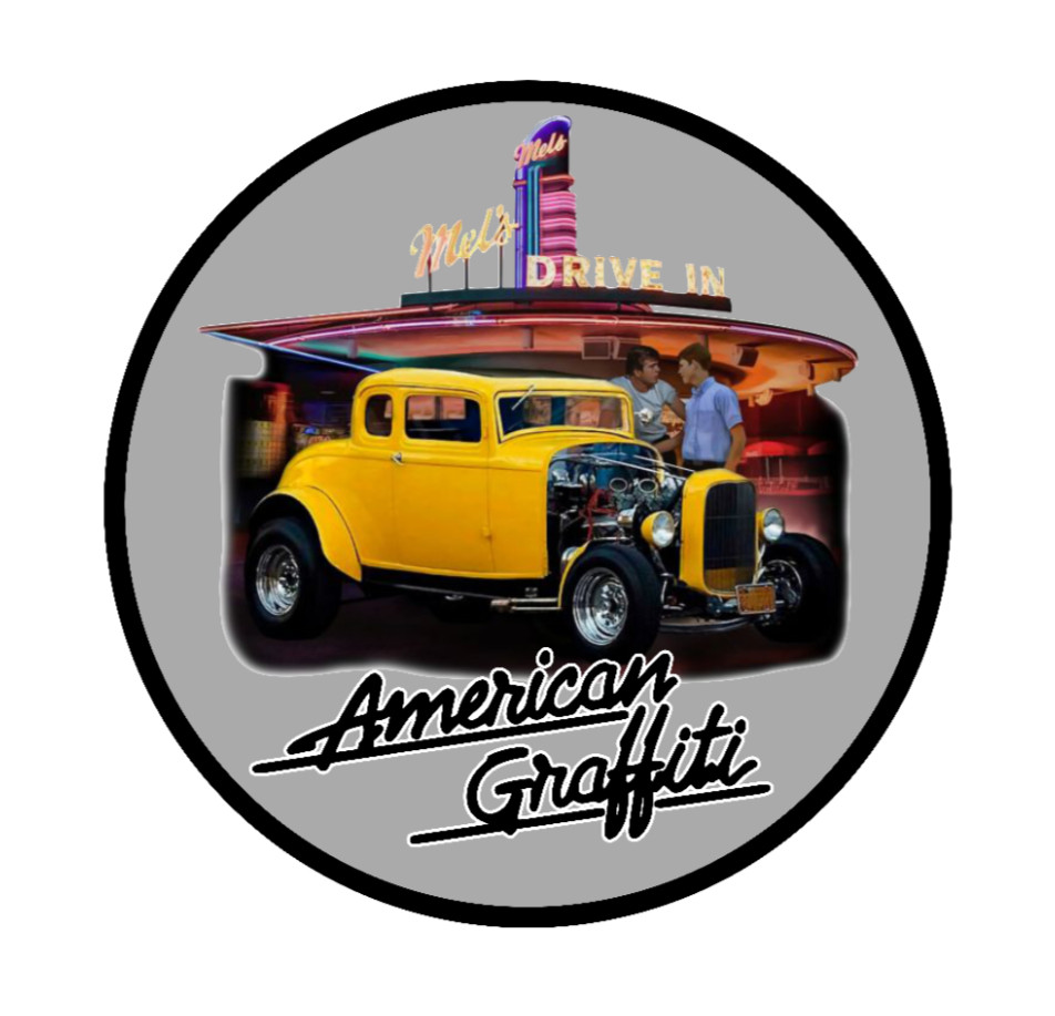 Movie – American Graffiti 4" Vinyl Decal Handmade Vehicle Decor Laptop Cooler 26