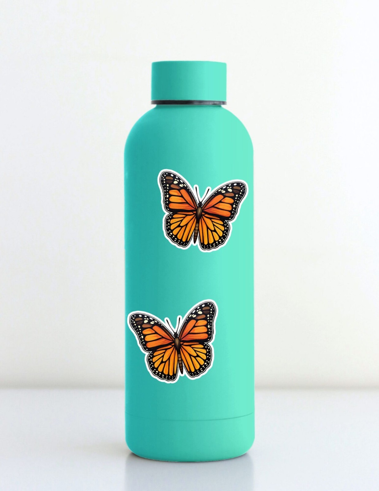 Monarch Butterfly Die Cut Stickers Set Laptop Sticker WaterBottle Sticker