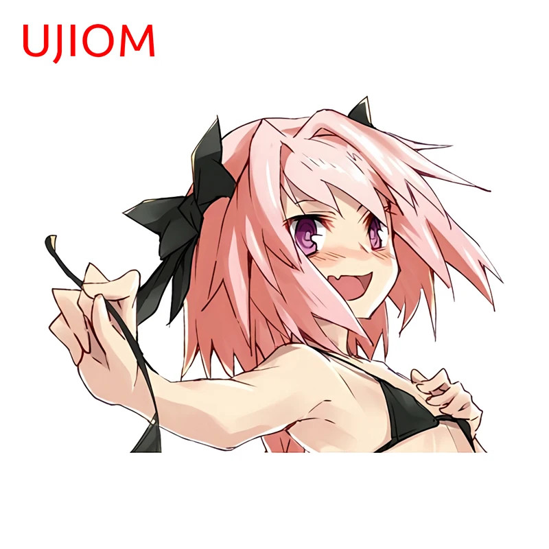UJIOM Astolfo Not Safe For Work Wall Sticker Eye Catching Anime Decal Pocket