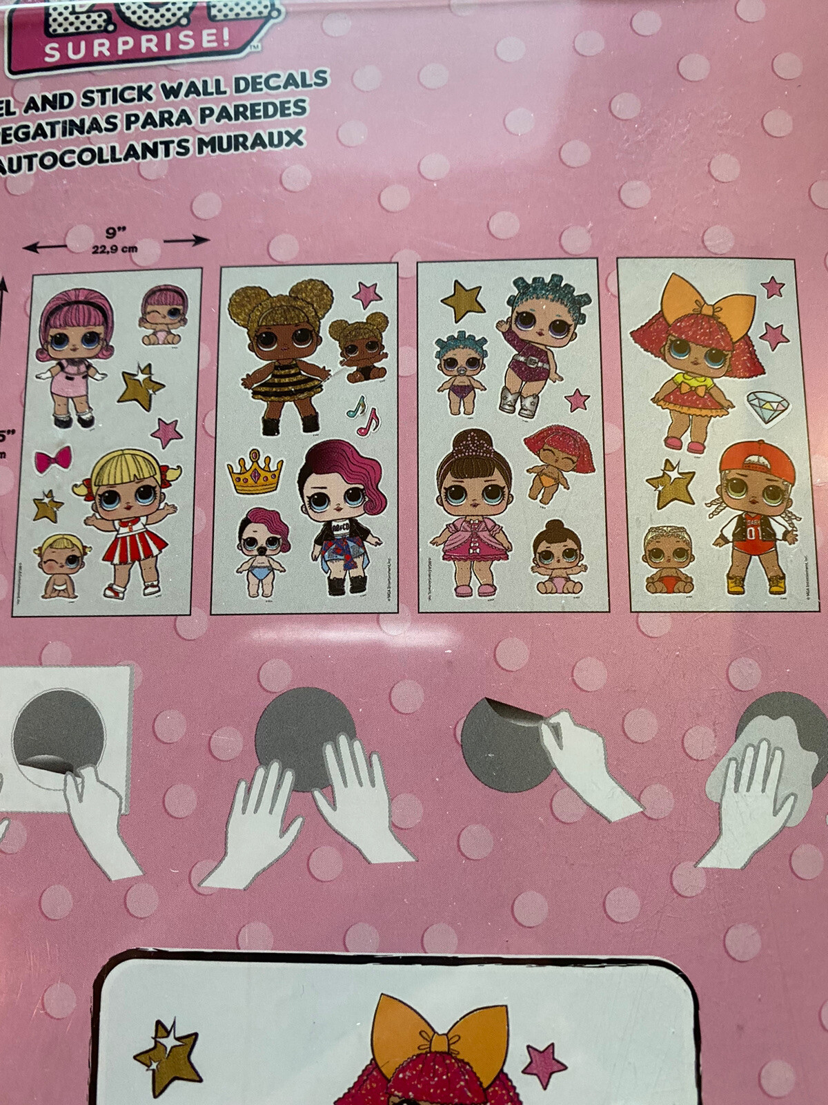 RoomMates L.O.L. Surprise! 29 Peel & Stick Repositionable Wall Decals