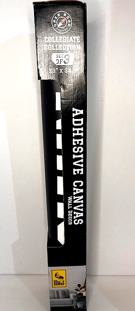 🏈 Iowa Hawkeyes University Adhesive Canvas Wall Décor – Set of 3