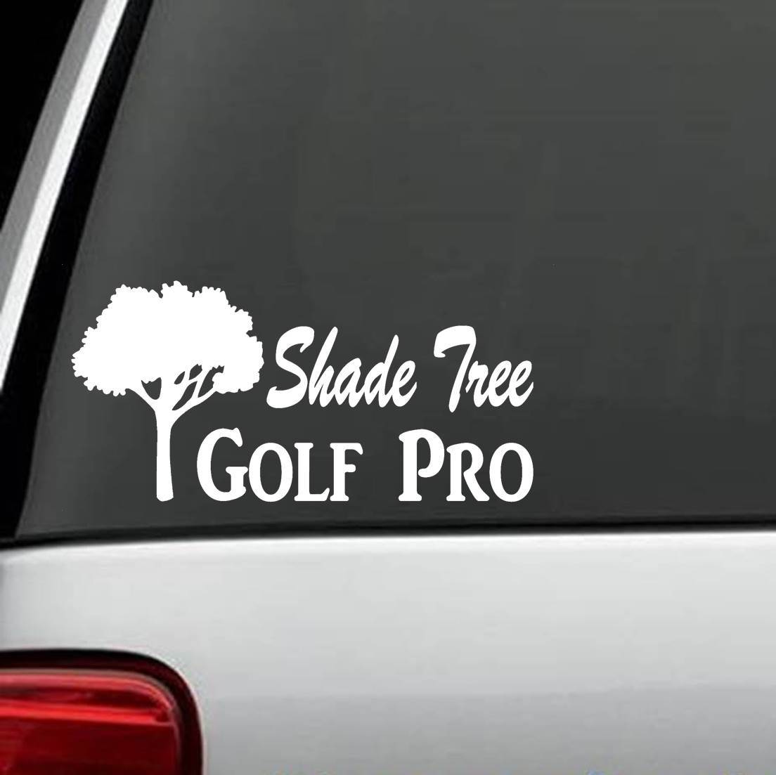 J1080 Shade Tree Golf Pro Decal Sticker Clubs Putter Irons Bag Driver Tees Art