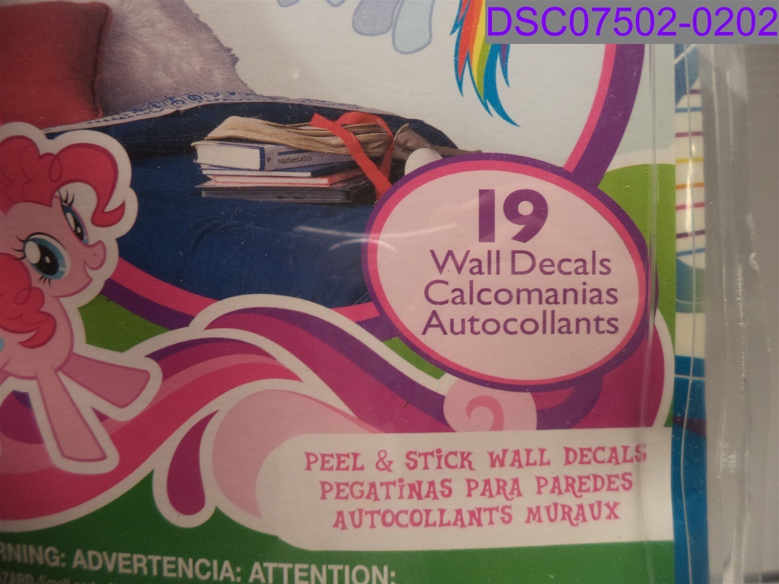 My Little Pony Peel & Stick Wall Decals 19 Pieces P/N RMK2532GM 20181118