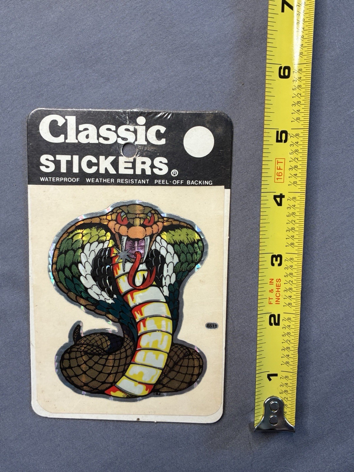 1980 Vintage – Classic Stickers – Prism Cobra – NEW