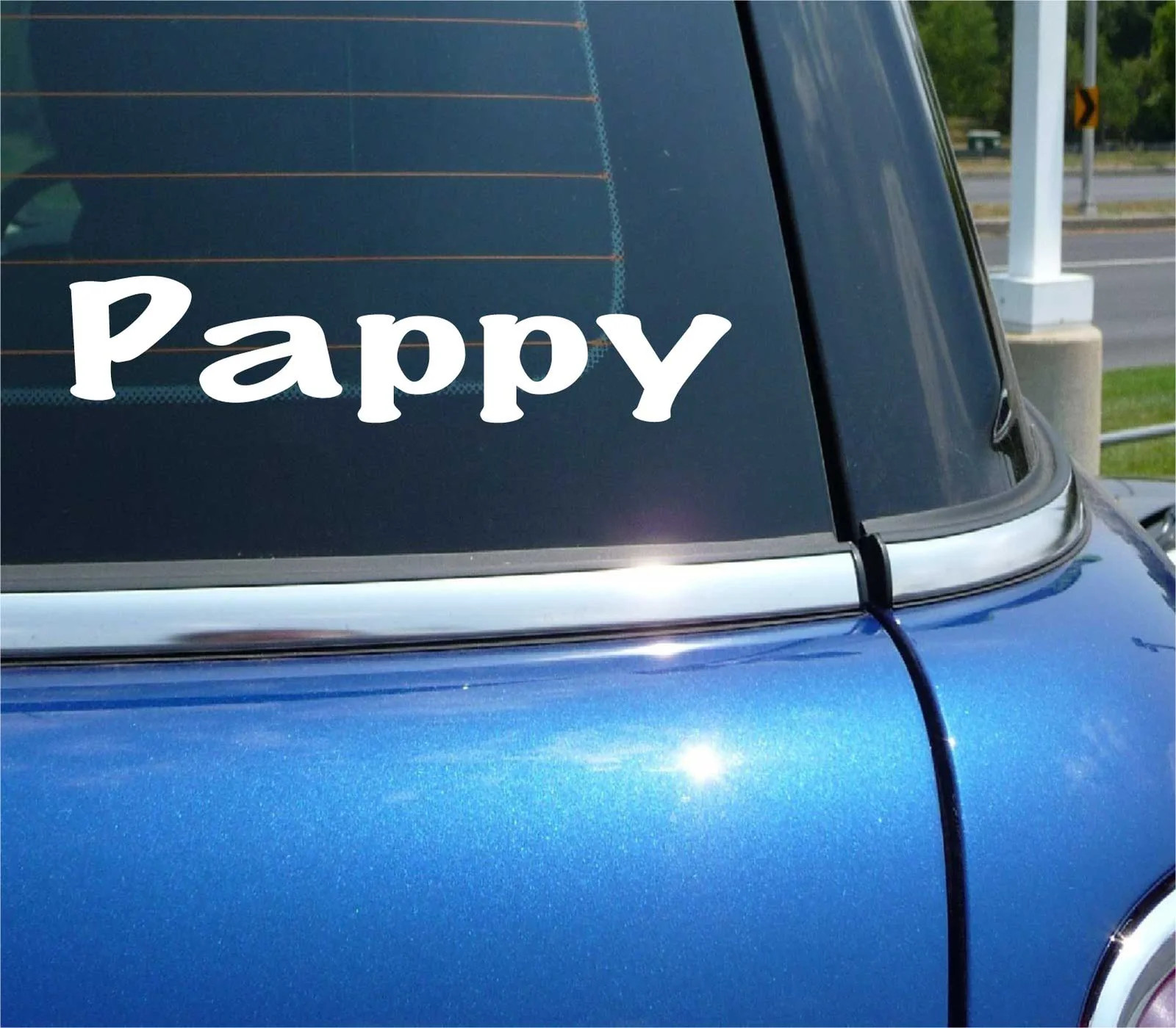 PAPPY DECAL STICKER FUNNY FAMILY LOVE CHILD PARENT FATHER DOOR WINDOW CAR TRUCK