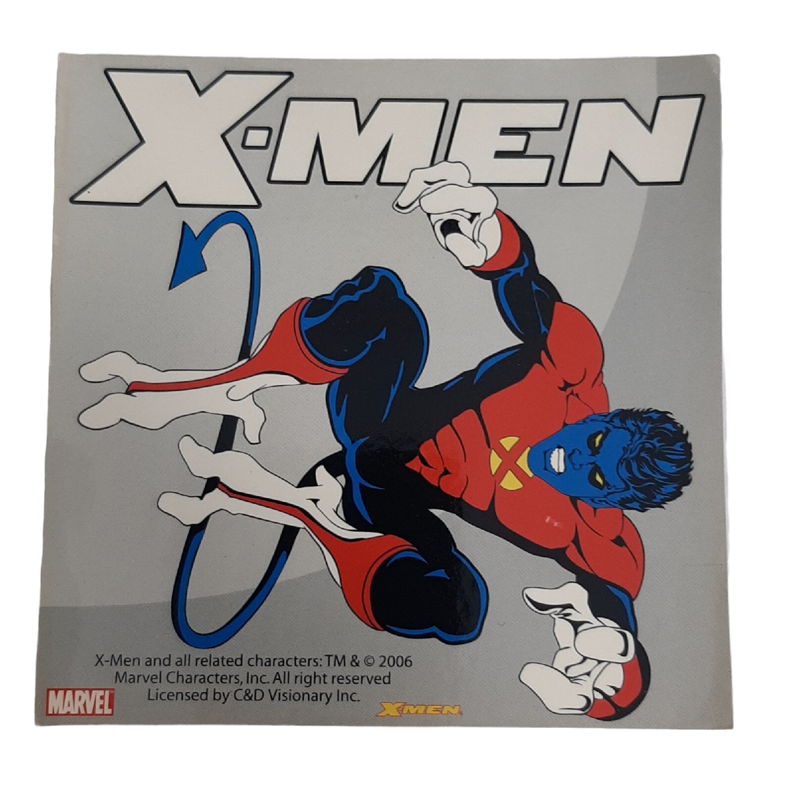 11 Marvel X-men Sticker Lot 4"x4" 9 Square & 2 Round
