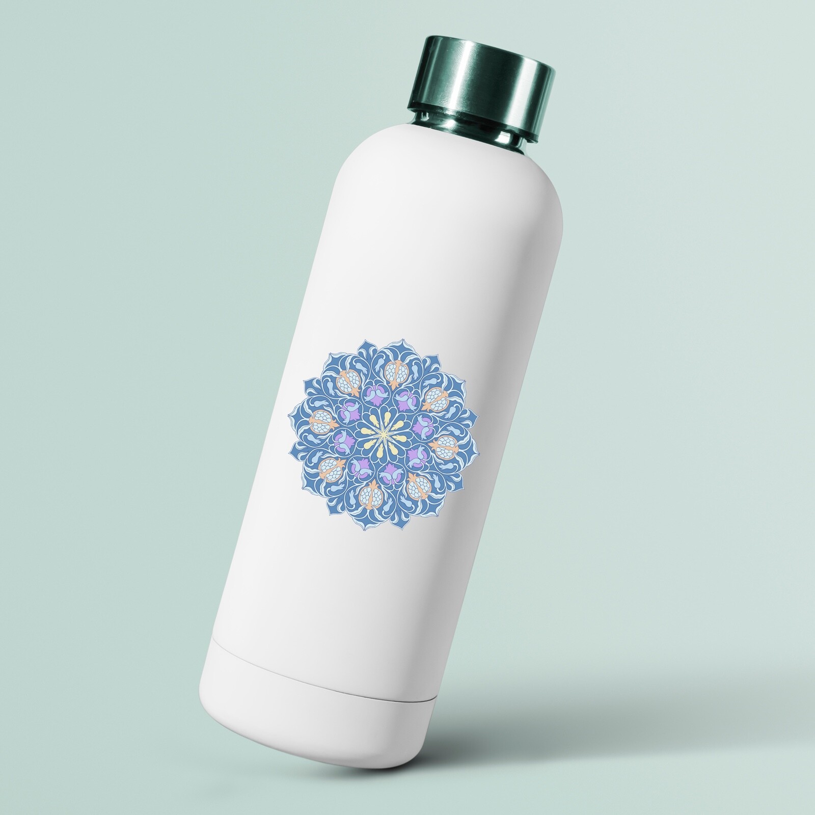 Mandala Ornamental Sticker Color Car Vinyl Decal Yoga Decoration Wall Bottle