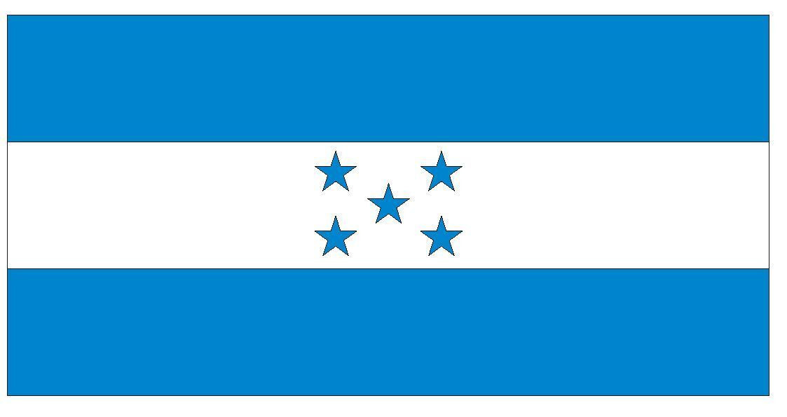 Honduras International Flag Sticker Decal F211