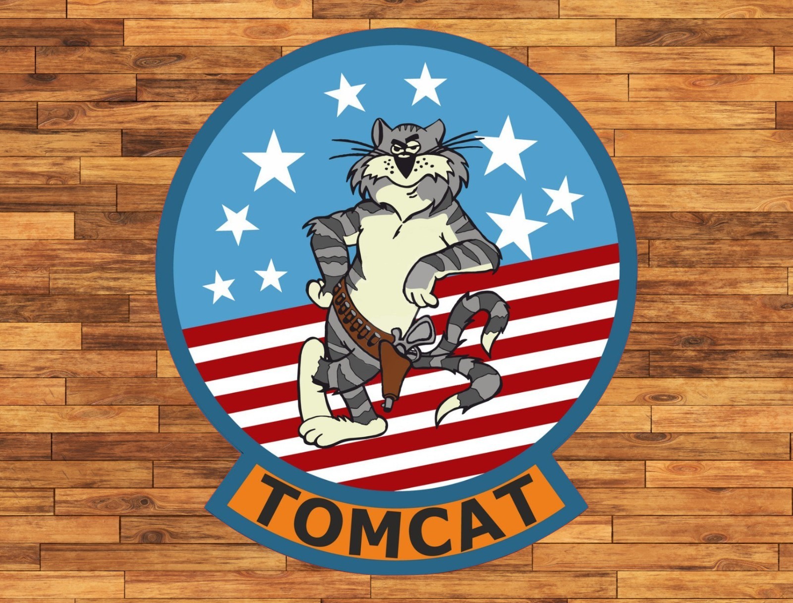 Tomcat F-14 Water Proof UV Safe Glossy Vinyl Sticker Naval Aviation US Navy