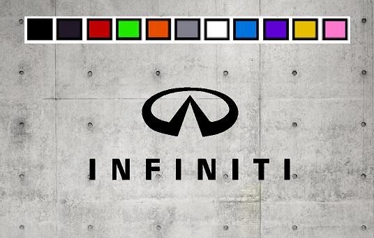 Infiniti LOGO Vinyl Decal Sticker Emblem Car Truck Window 4" 6" 8"