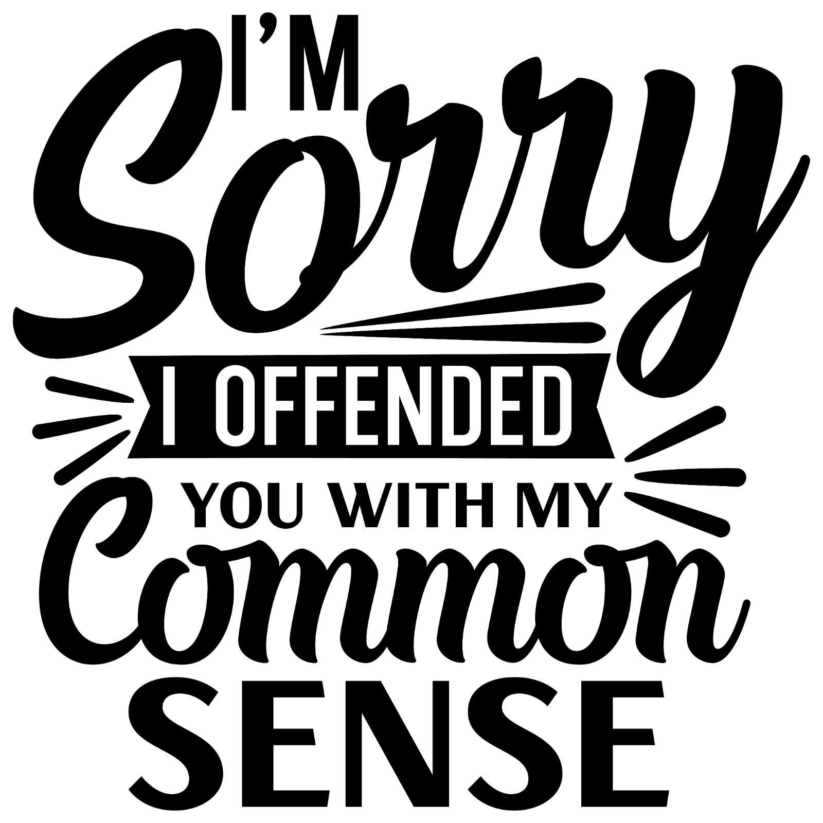 Vinyl Decal Car Stanley Sticker Funny Sarcastic Work Quotes – Common Sense