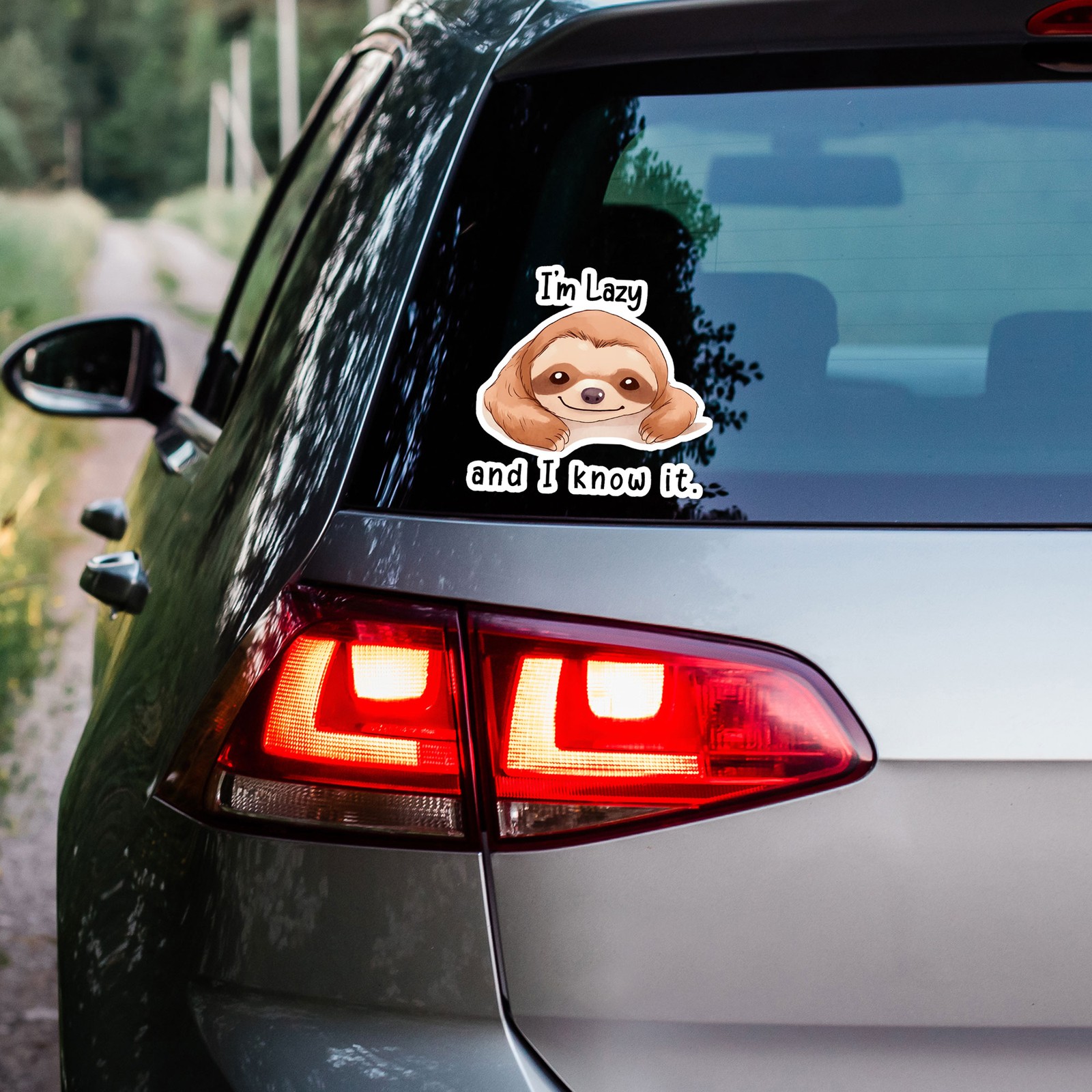 I'm Lazy Sloth – Vinyl Decal Sticker – Car Window Laptop – ebn11523