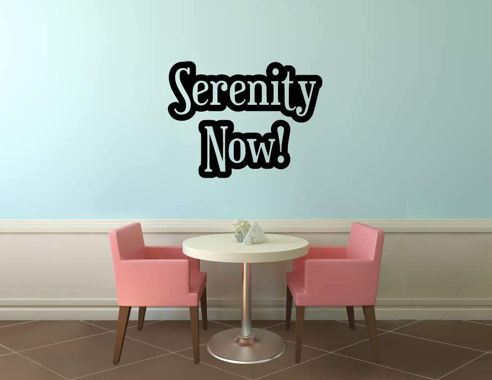 Seinfeld TV Show Serenity Quote Vinyl Art Stickers For Home Room Walls Decals