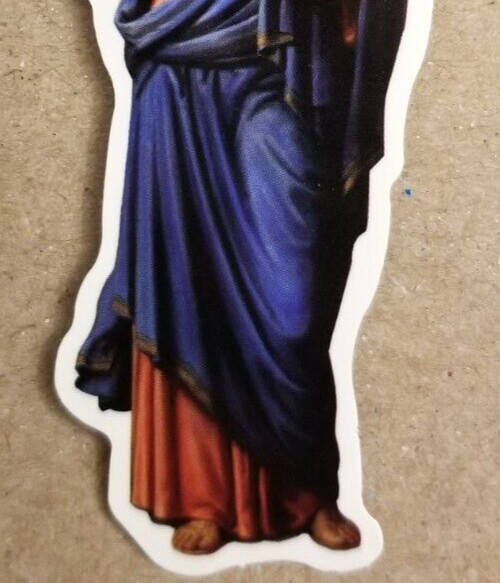 Jesus Sticker God Halo Bible Catholic Holy Rosary Christian Spiritual Religious