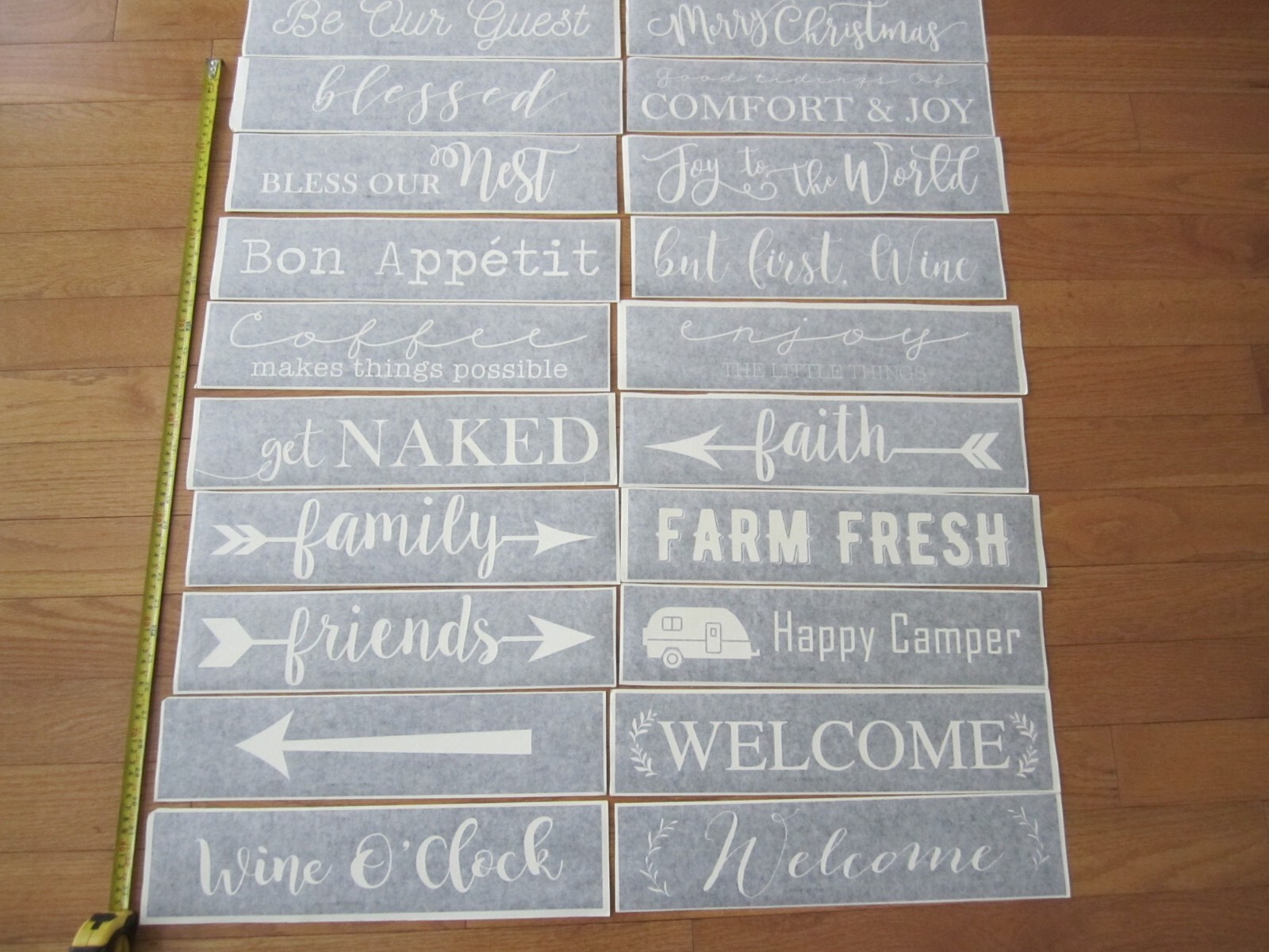 Oracal Vinyl Decal Sticker Farm Camp Home Love Beach Blessed Family Friends Joy