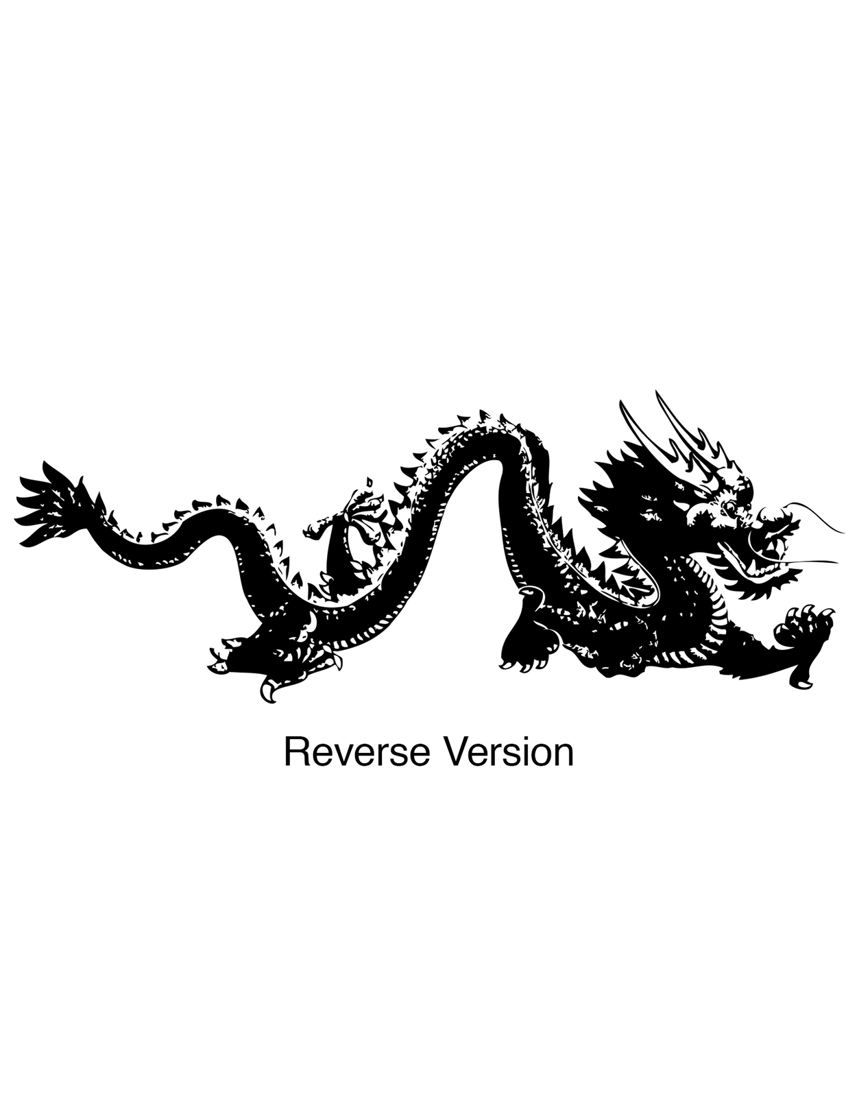 Chinese Dragon Wall Decal. Asian Home Decor. #MMartin146
