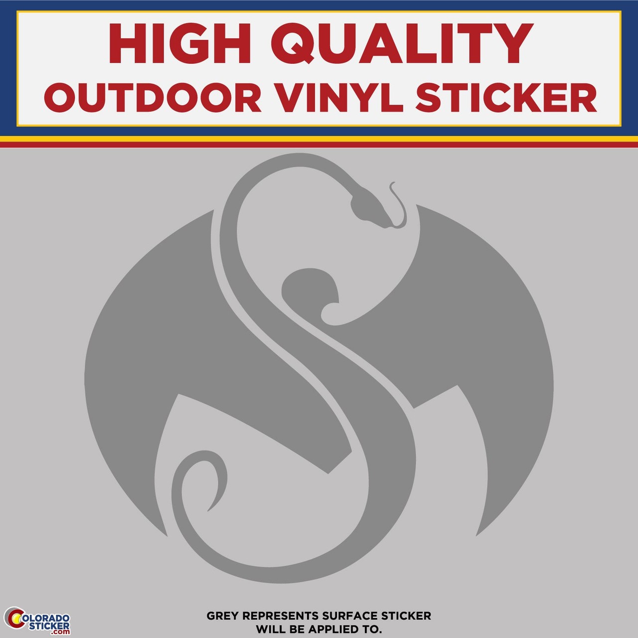 Strange Music Snake & Bat , High Quality Die Cut Vinyl Sticker Decal
