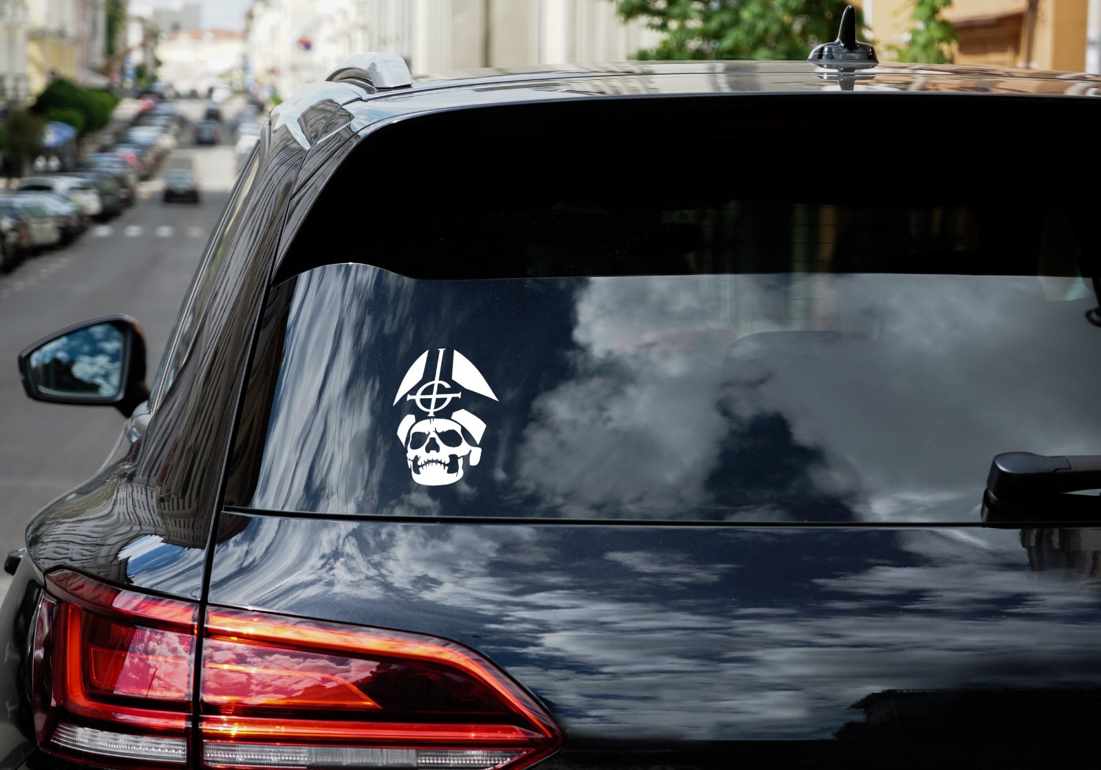 Ghost Rock Band Papa Emeritus Logo Die Cut Vinyl Decal Sticker Car Window Laptop