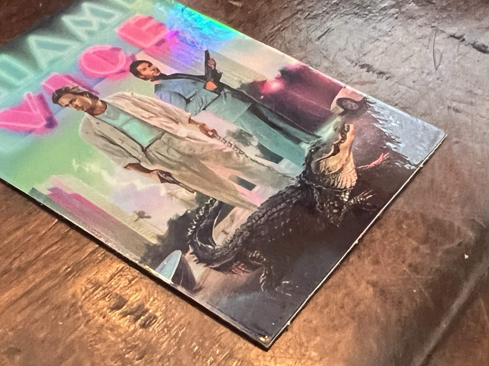 MIAMI VICE 2 Stickers 3" X 2” Decals Laptop Phone Hologram Holographic 1980’s TV