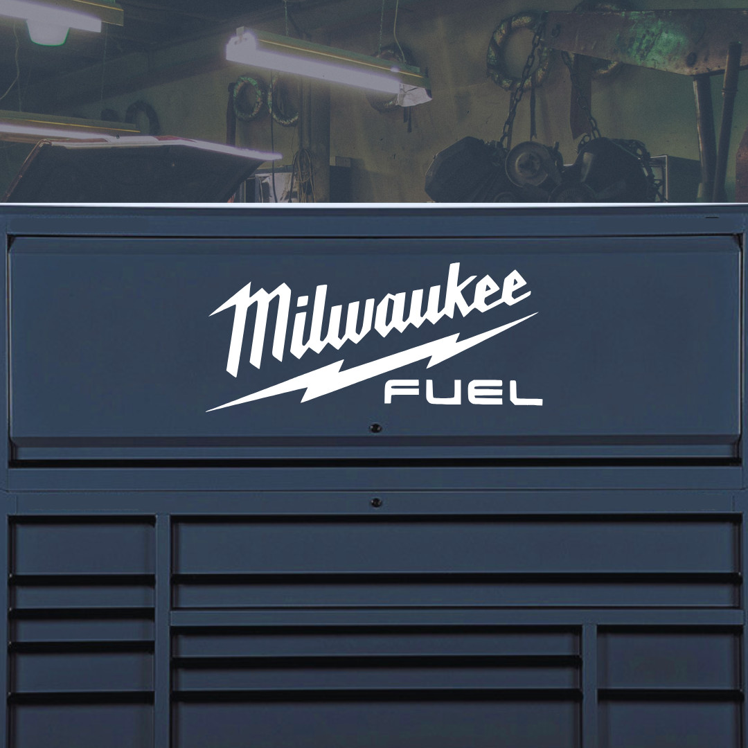 Milwaukee Fuel Tools Decal Large 4" – 12" 17" 22" – Sawzall Drill Impact M12 M18