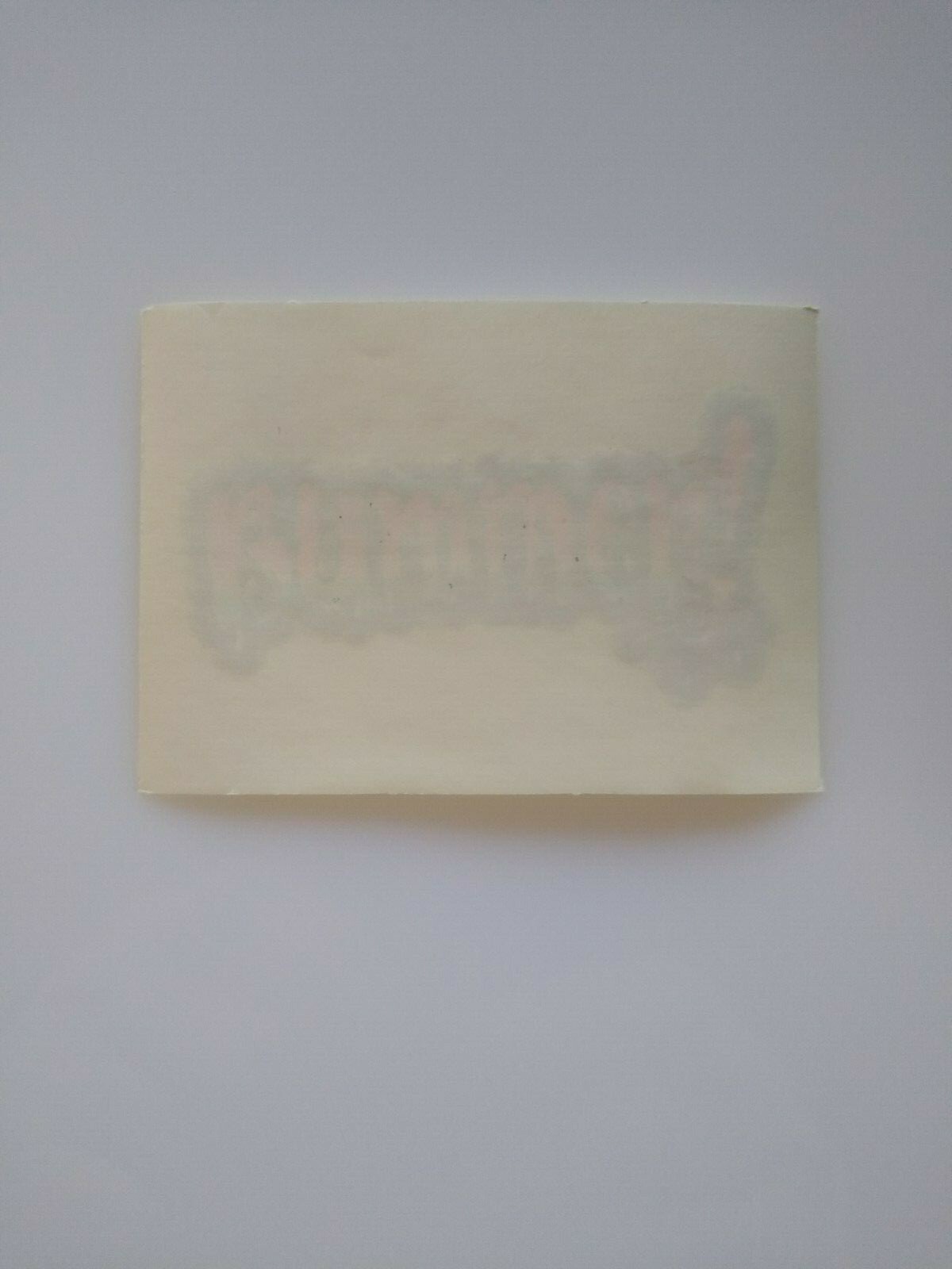 Bummer Screamin Gleamin Glitter Iron-On Decal Donruss 1970s Vintage Retro Cool