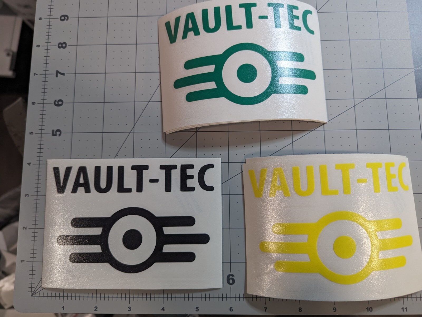 VAULT-TEC logo from Fallout video game series decal you choose color
