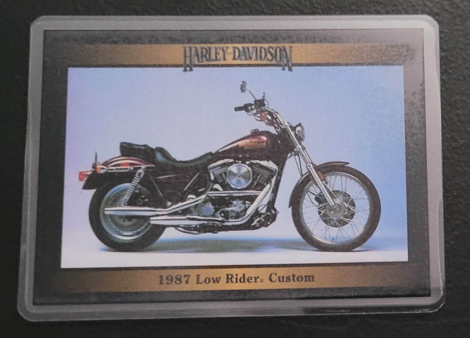 Vintage Harley-Davidson Collectible Card Fridge/Locker/Cabinet Laminated Magnets