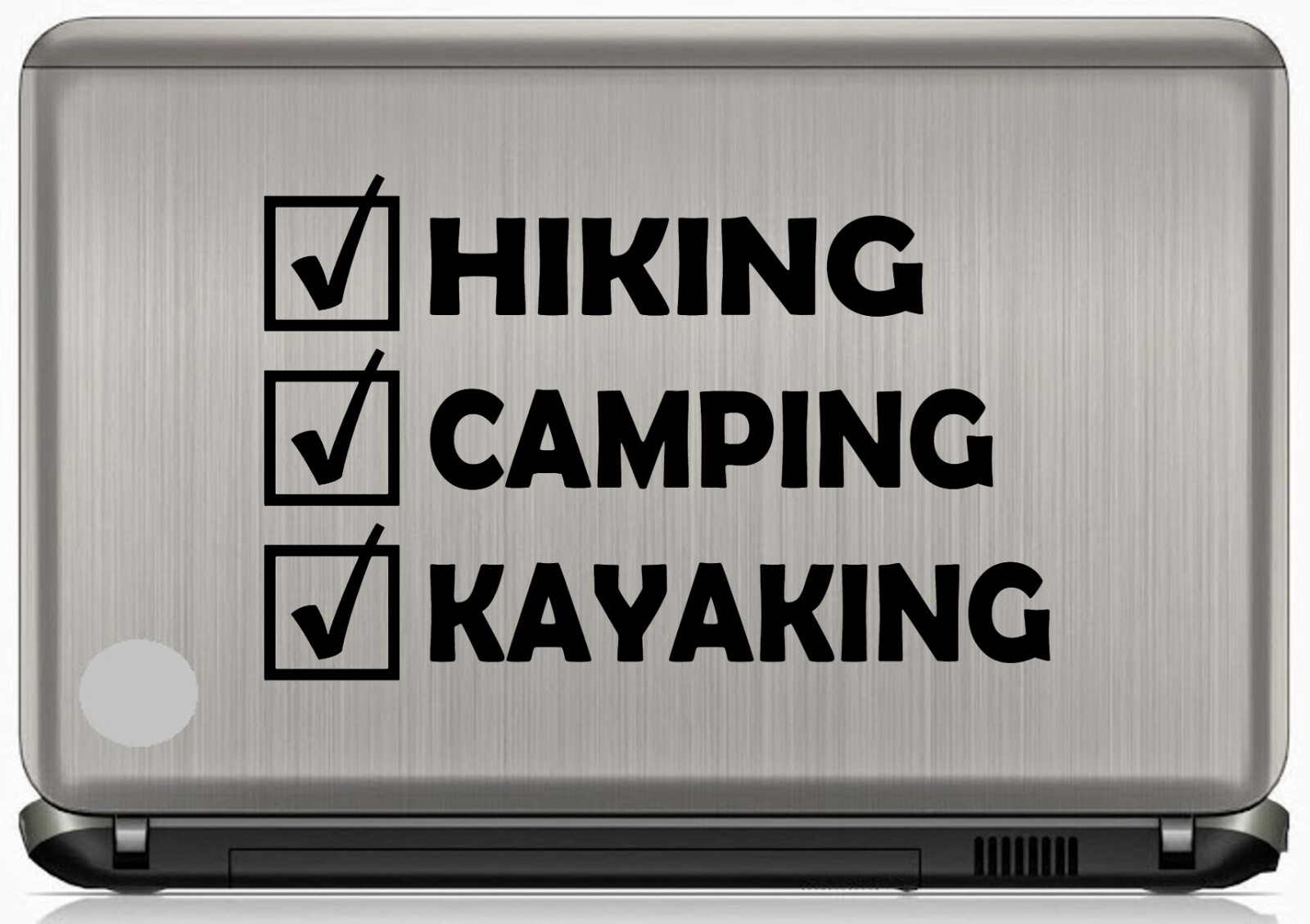 Hiking Camping Kayaking Outdoors Adventure Decal Sticker for Car Window BG 975