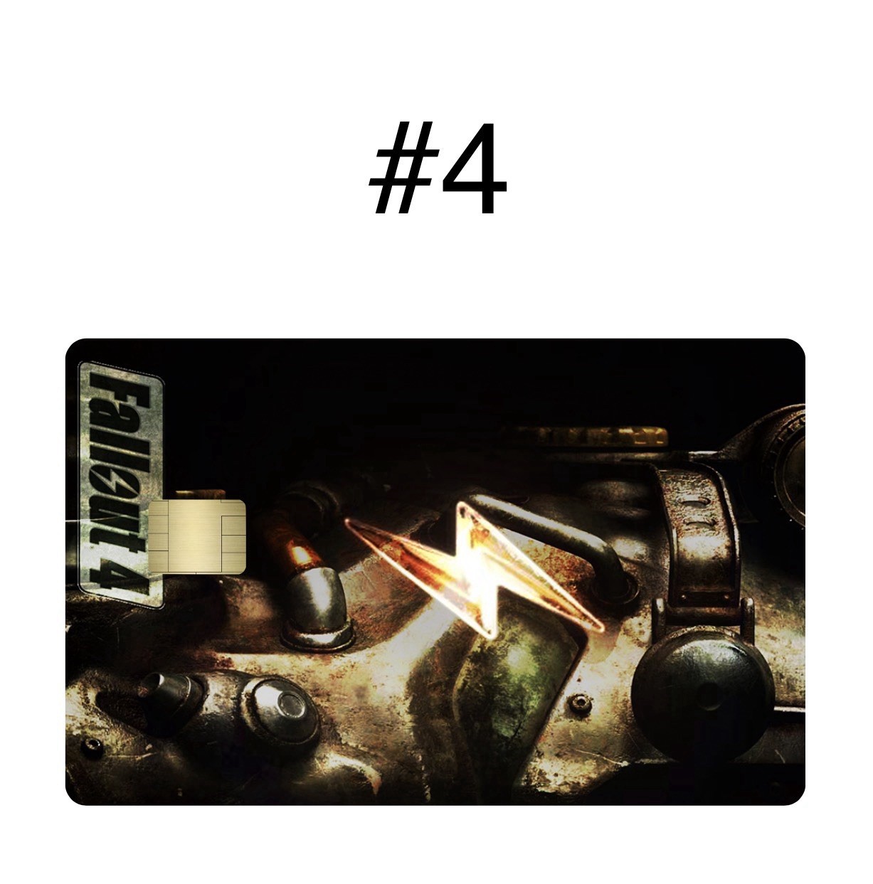 2 Fallout 4 Premium Bank Card Vinyl Skins Small Chip. Choose Any 2