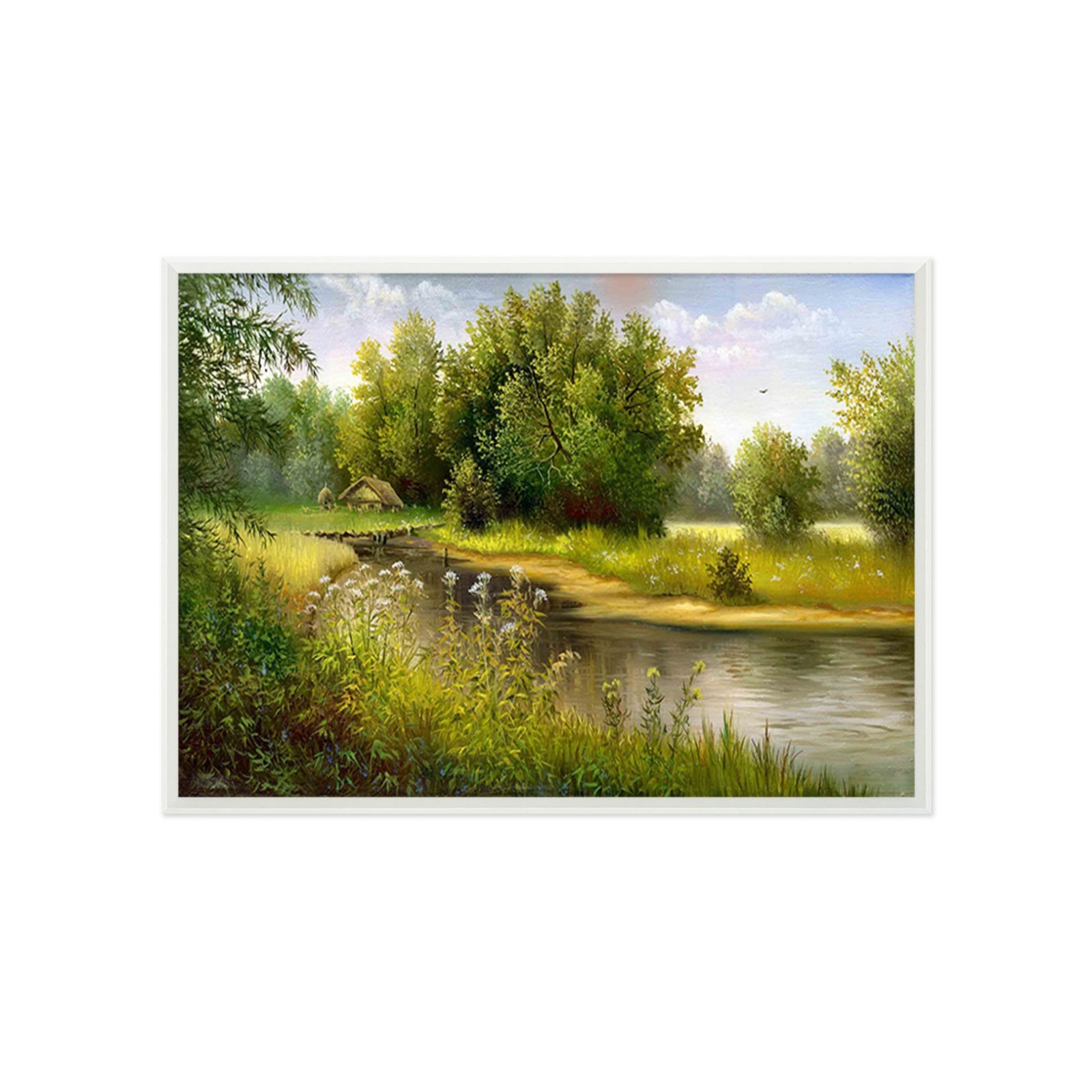 3D Clear River 4 Framed Poster Home Decor Print Painting Art AJ WALLPAPER