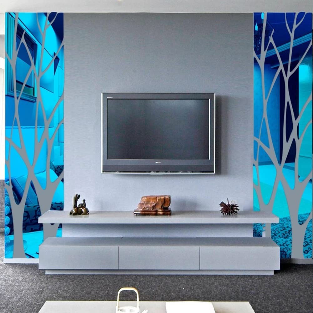 Family Tree Wall Decor Mirror Wall Art 3D DIY Acrylic Decorative Mirror Wall …
