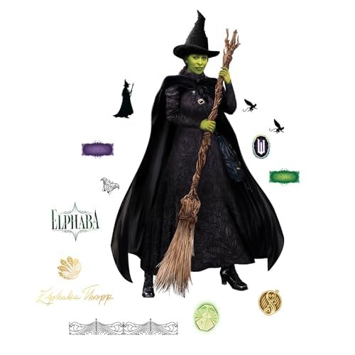 Wicked Elphaba Green Wall Decals, RMK5572GM