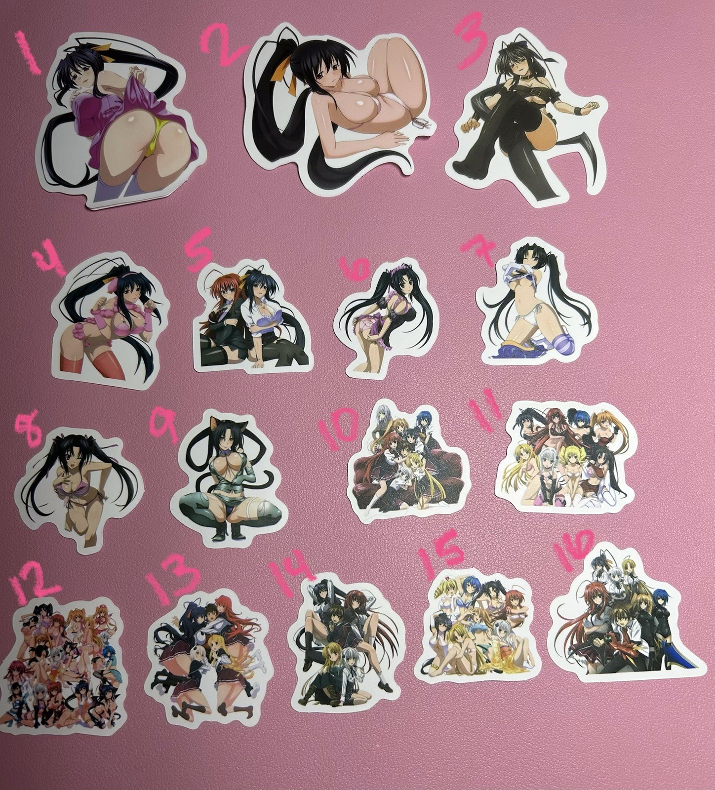 High school dxd anime waifu lewd sexy girl stickers