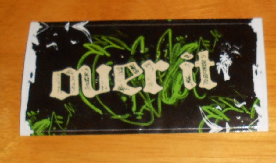 Over It Sticker Original Promo (rectangle) 4×2