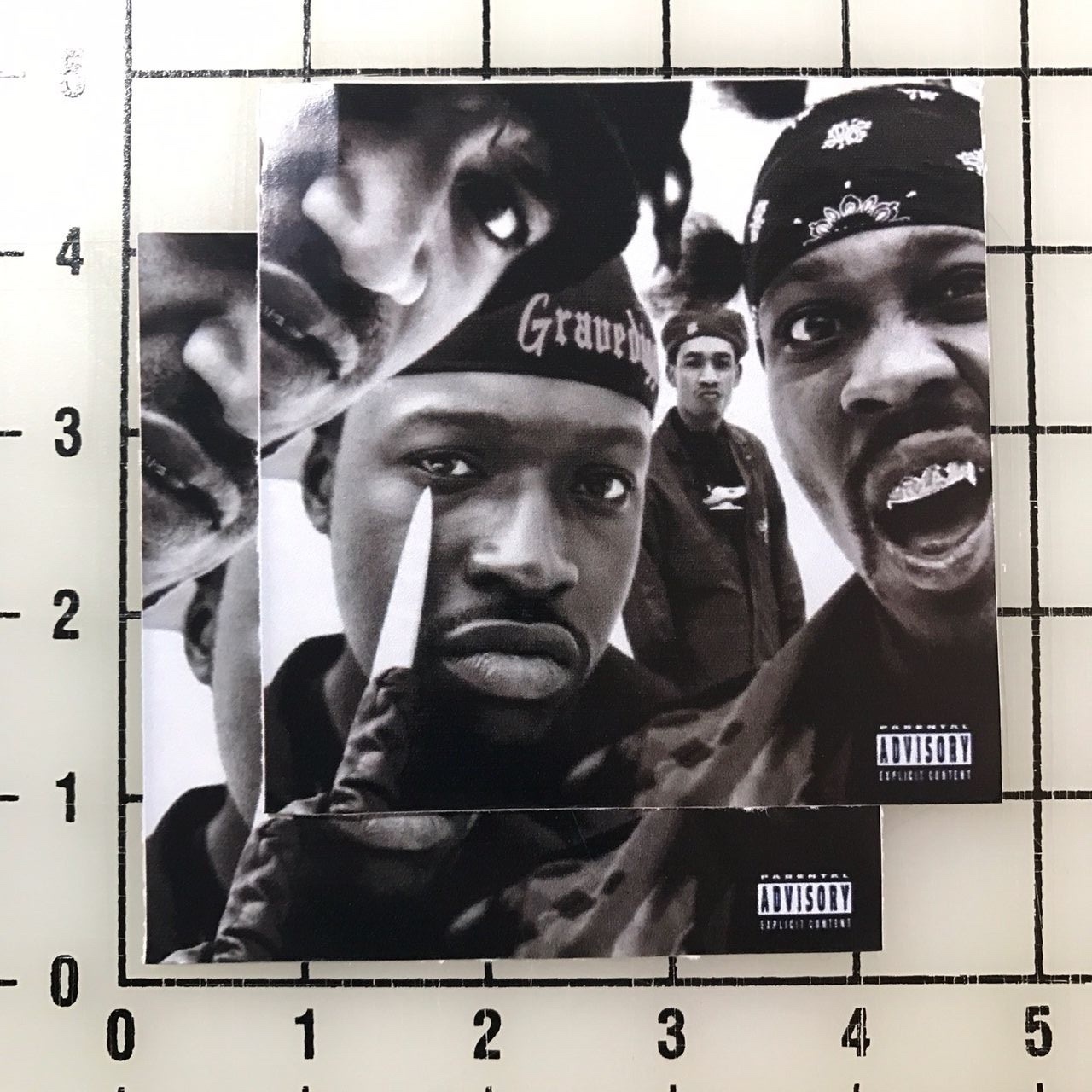 Wu Tang RZA Gravediggaz 6 feet deep 4" Wide Vinyl Decal Sticker BOGO