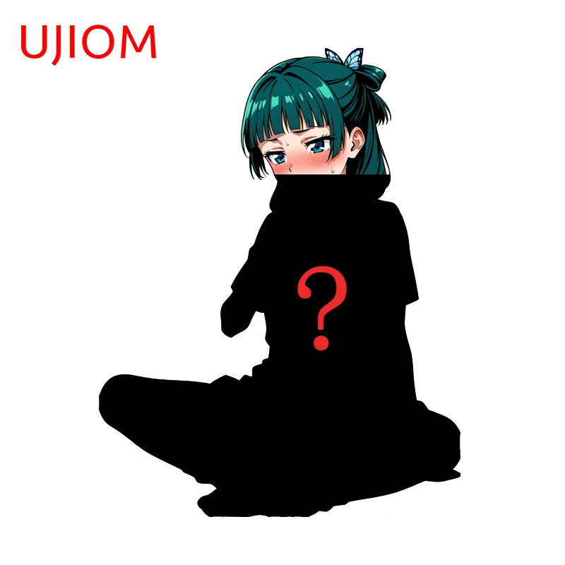 UJIOM Maomao Beautiful Waifu Wall Sticker Premium Design Elegant Sunscreen Decal