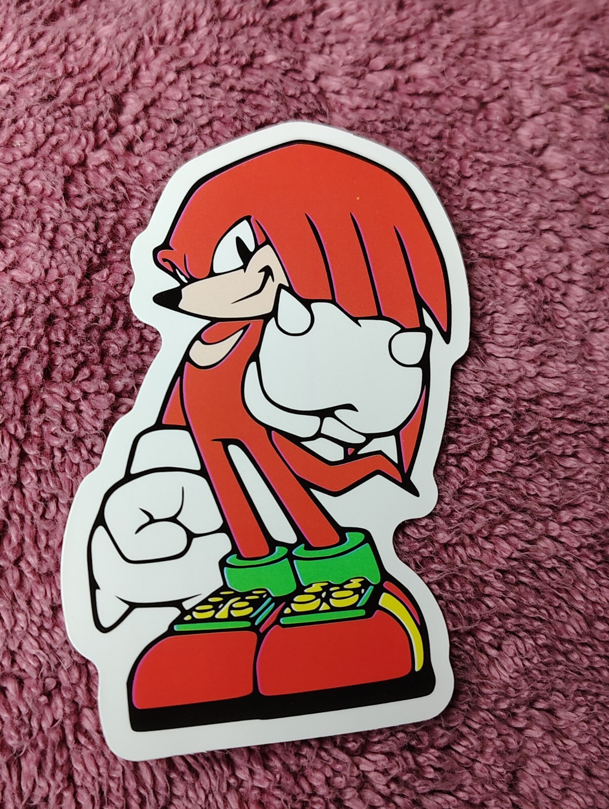Sonic The Hedgehog Knuckles Decal Sticker, Knuckles the hedgehog Sticker, 3.25"