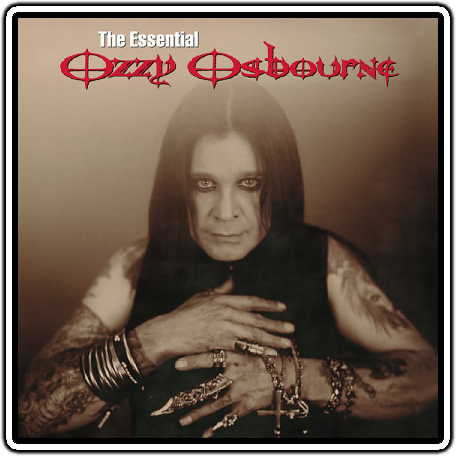 Ozzy Osbourne The Essential Album Sticker Waterproof Vinyl Decal Die-Cut Laptop