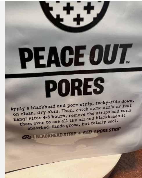 Peace out , pores, acne, acne acne , instant pore perfector :PICK