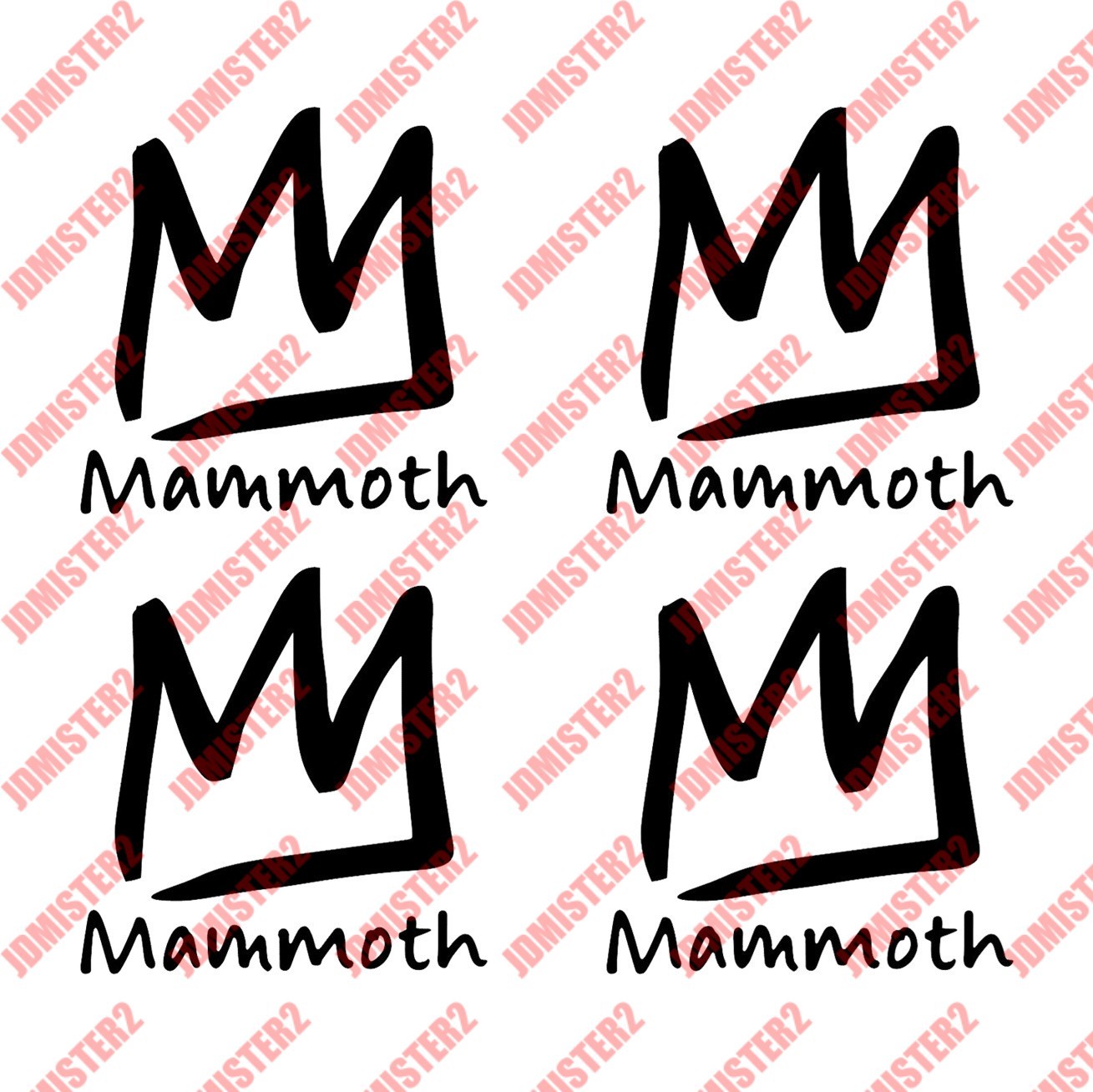 MAMMOTH MOUNTAIN Decal Mammoth California Die Cut Vinyl Sticker Car Truck